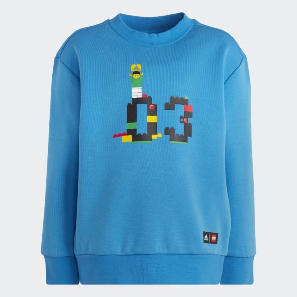 Ensemble Sweat Et Pantalon Adidas X Classic Lego Crew Bleu