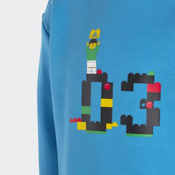 Ensemble Sweat Et Pantalon Adidas X Classic Lego Crew Bleu