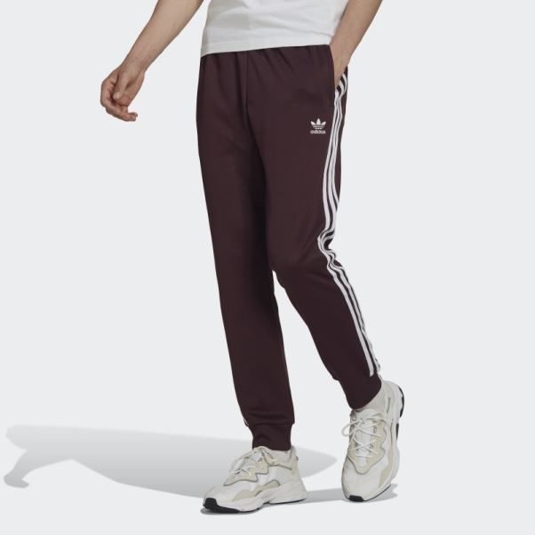 Pantalon De Survêtement Adicolor Classics Primeblue Sst Bordeaux Adidas