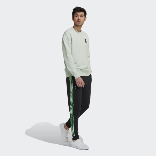 Sweat Adidas Real Madrid Lifestyler Crew Vert
