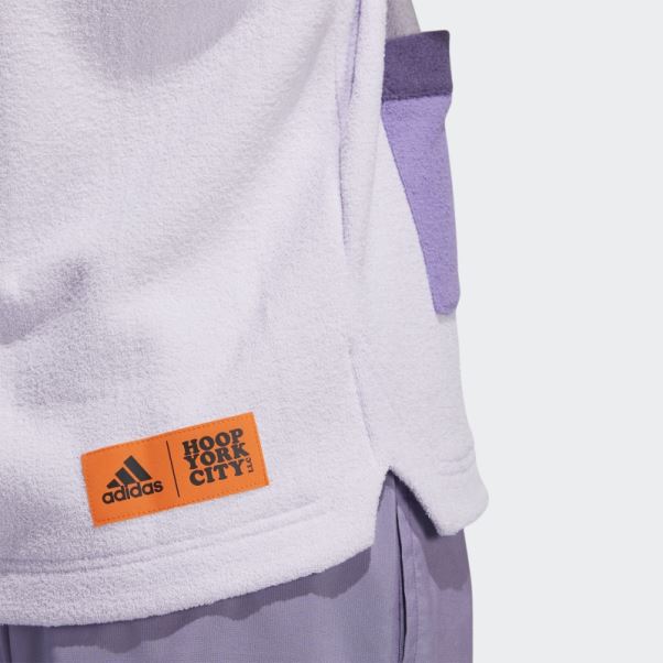 Chemise De Tir Adidas Hoop York City Violette