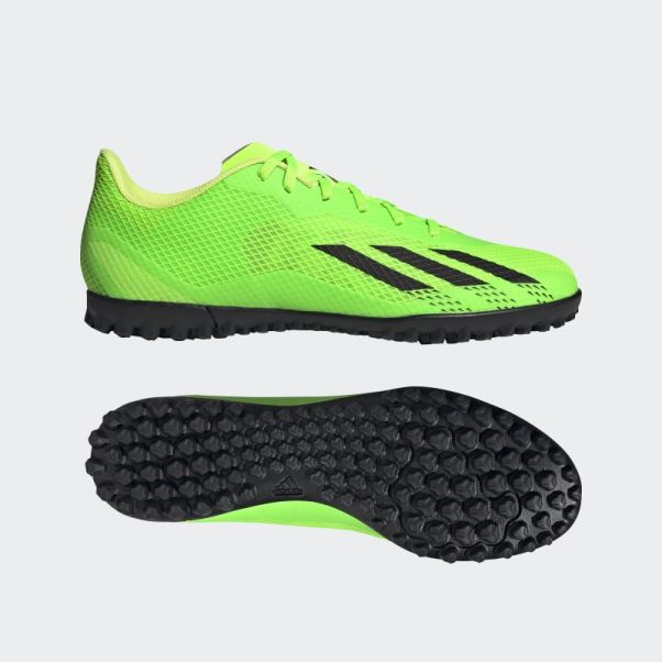 Chaussures X Speedportal.4 Turf Vert Adidas