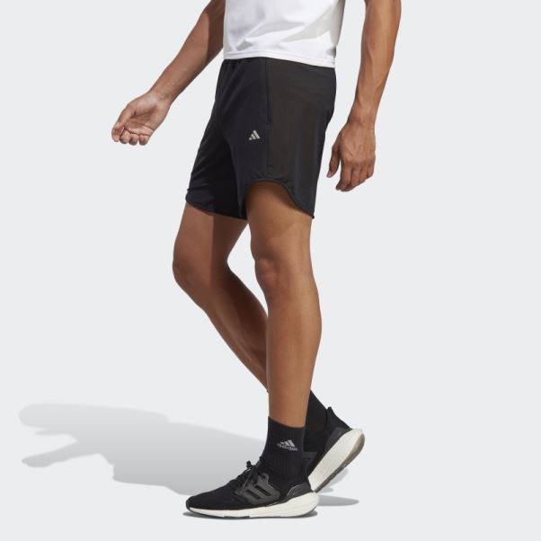 Short D'entraînement En Maille Hiit Noir Adidas