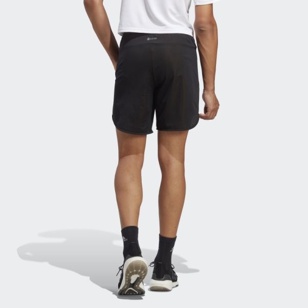 Short D'entraînement En Maille Hiit Noir Adidas