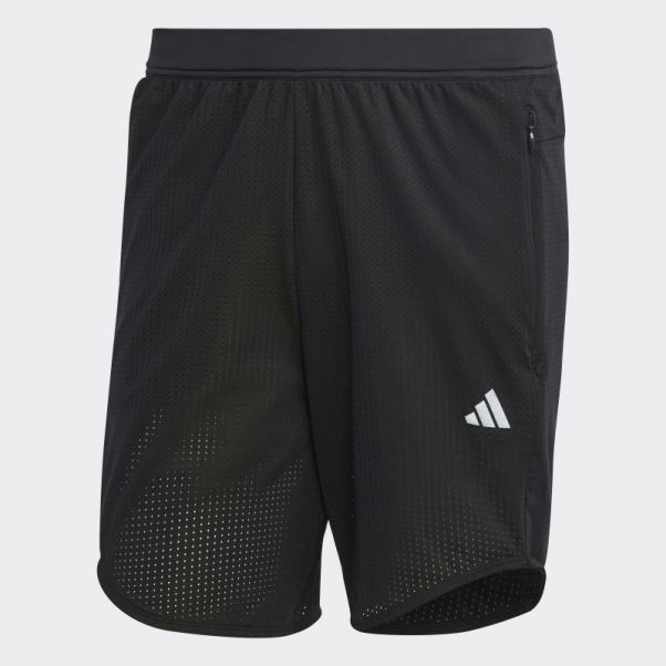 Short D'entraînement En Maille Hiit Noir Adidas