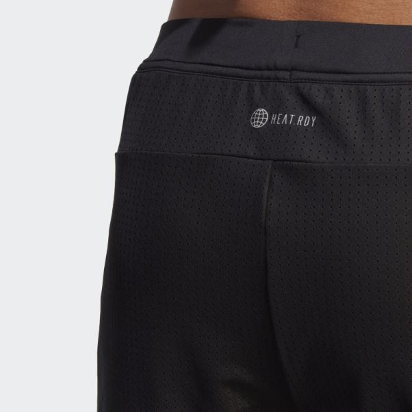 Short D'entraînement En Maille Hiit Noir Adidas
