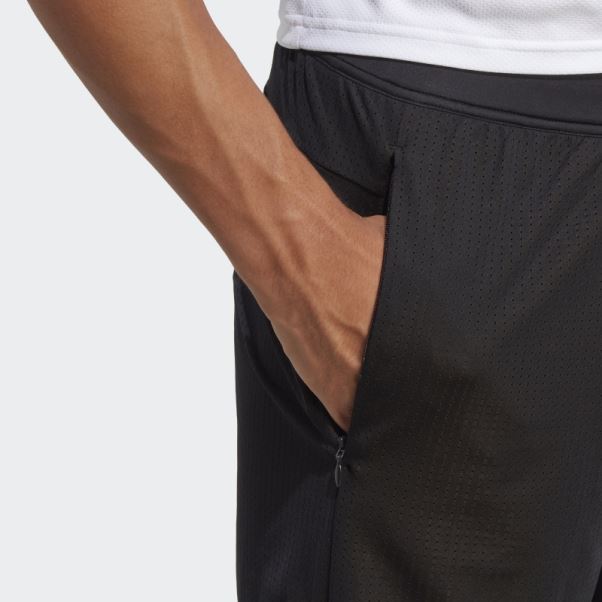 Short D'entraînement En Maille Hiit Noir Adidas