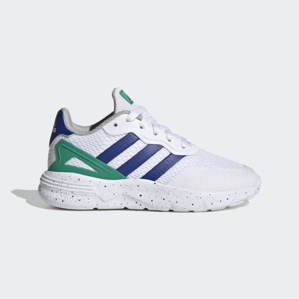 Adidas Nebzed Lifestyle Chaussures à Lacets Blanches