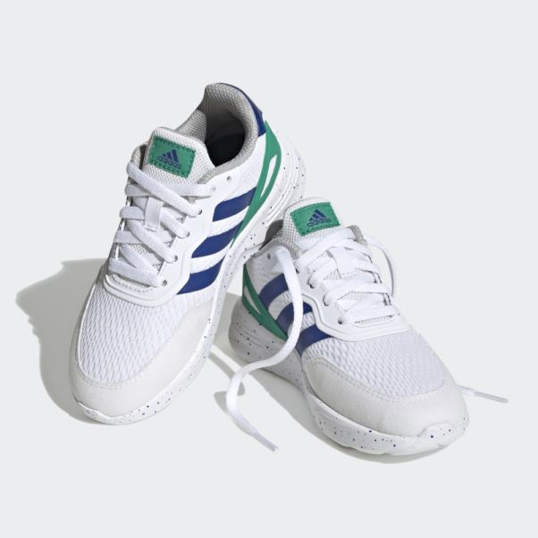 Adidas Nebzed Lifestyle Chaussures à Lacets Blanches