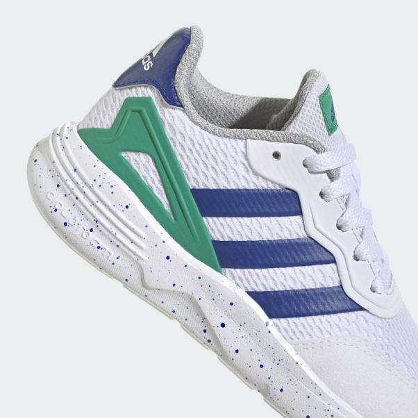 Adidas Nebzed Lifestyle Chaussures à Lacets Blanches