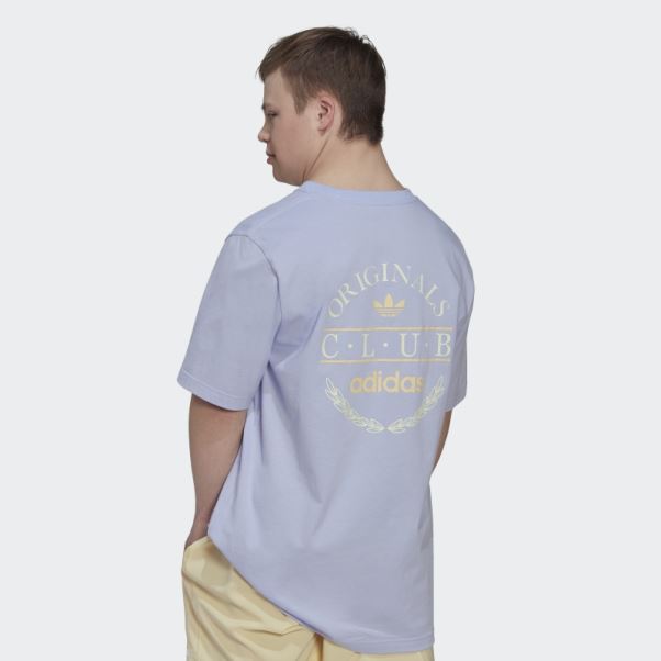 Adidas Club Logo T-shirt Violet Ton