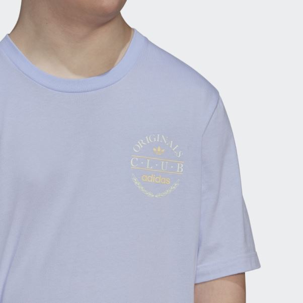 Adidas Club Logo T-shirt Violet Ton