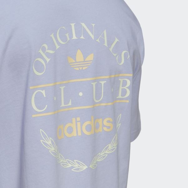 Adidas Club Logo T-shirt Violet Ton