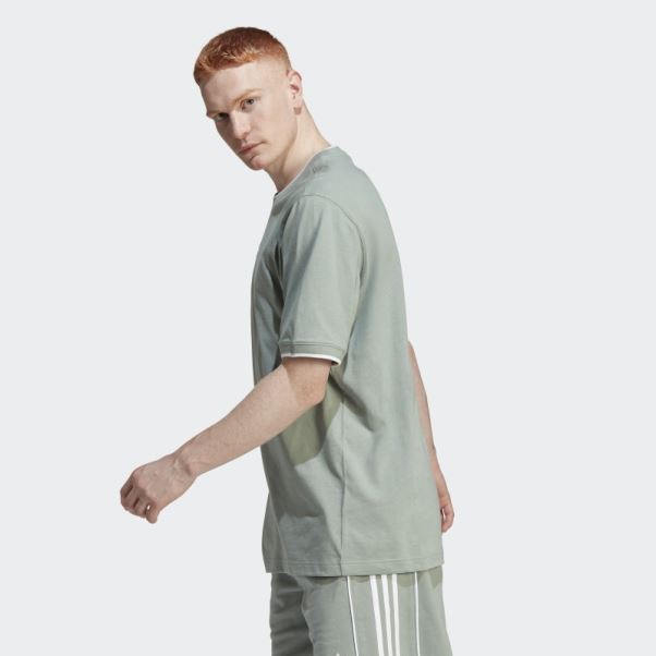 Adidas Rekive T-shirt Mode Argent Vert