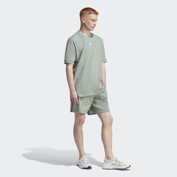 Adidas Rekive T-shirt Mode Argent Vert