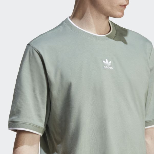 Adidas Rekive T-shirt Mode Argent Vert