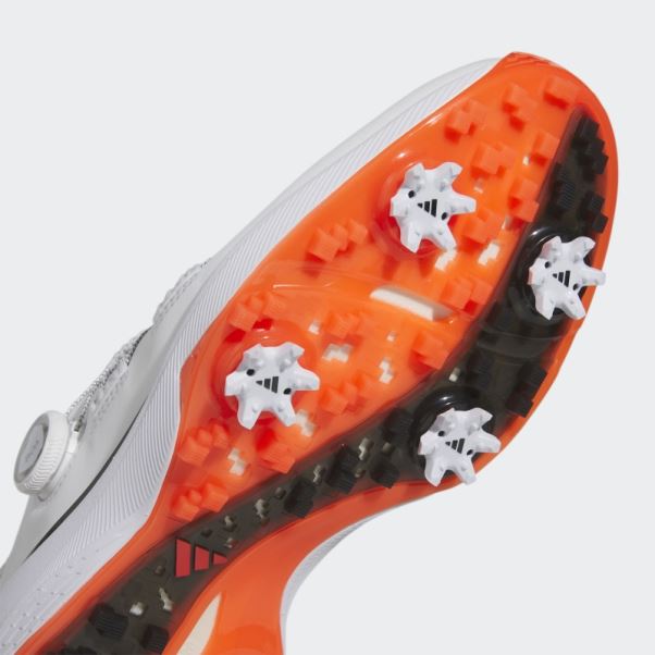 Zg23 Boa Chaussures De Golf Adidas Blanc