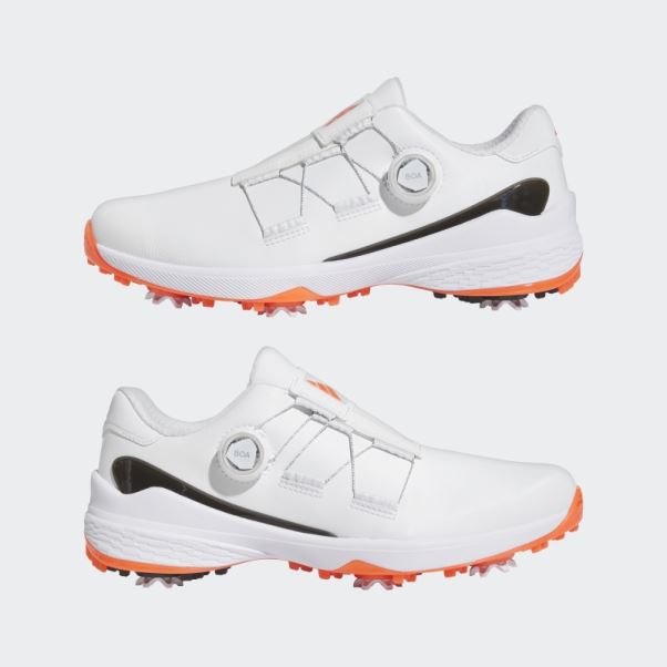 Zg23 Boa Chaussures De Golf Adidas Blanc
