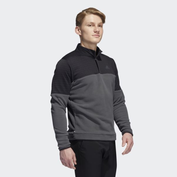 Pull Noir Dwr Colorblock 1/4-zip Adidas