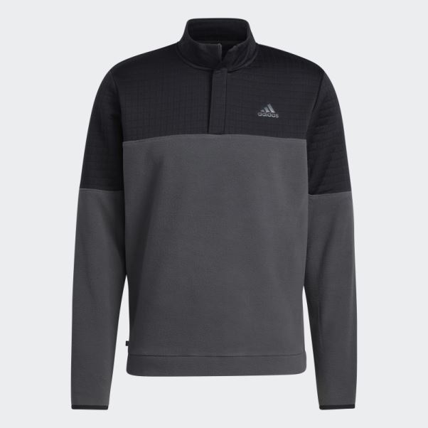 Pull Noir Dwr Colorblock 1/4-zip Adidas