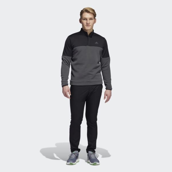 Pull Noir Dwr Colorblock 1/4-zip Adidas