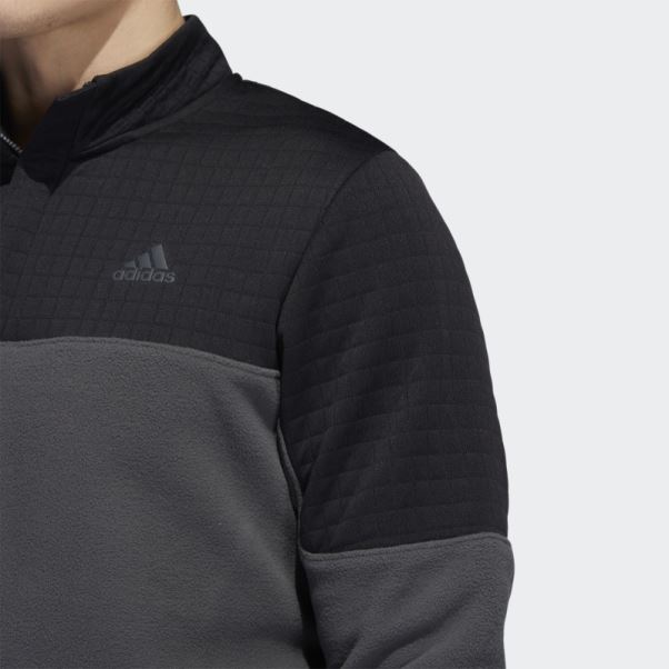 Pull Noir Dwr Colorblock 1/4-zip Adidas
