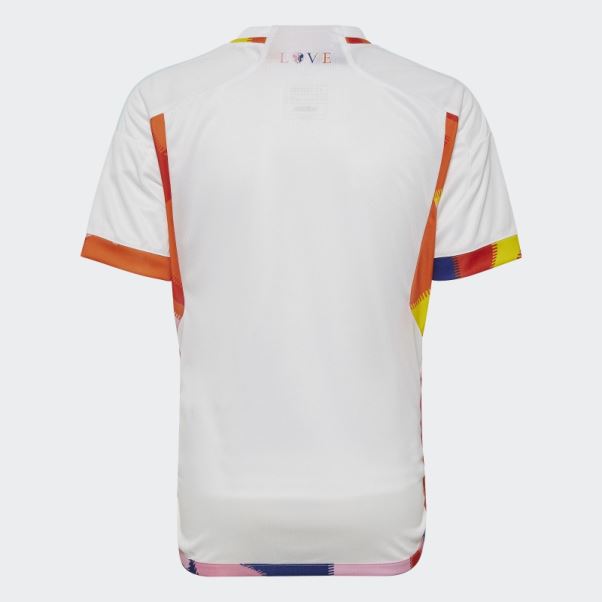 Maillot Extérieur Belgique 22 Blanc Adidas