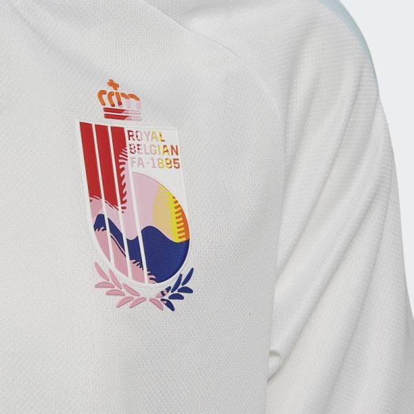 Maillot Extérieur Belgique 22 Blanc Adidas