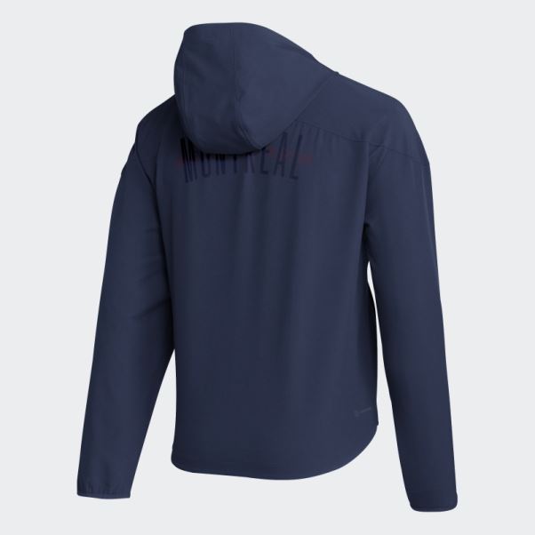 Chandail Canadien à Couches Bleu Marine Adidas