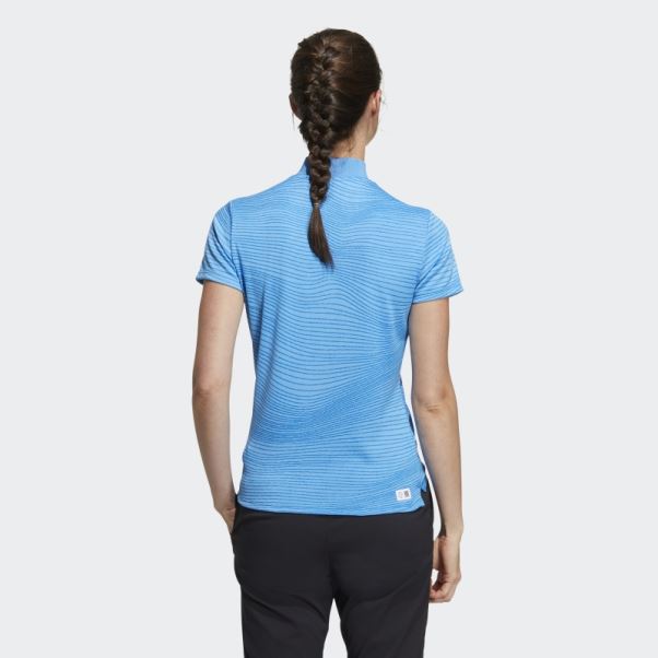 Chemise Adidas Made To Be Remade Col Côtelé Bleu