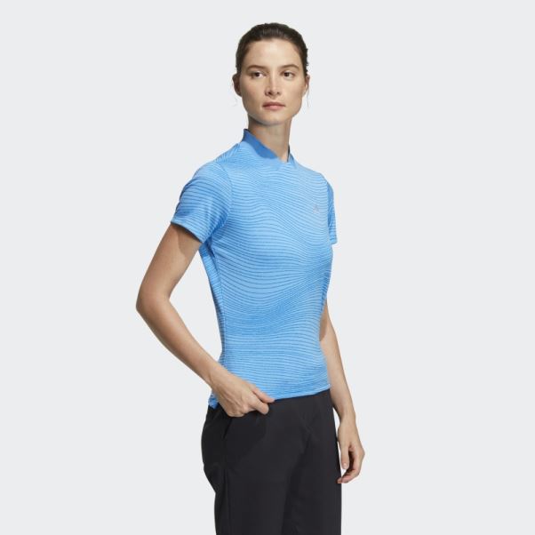 Chemise Adidas Made To Be Remade Col Côtelé Bleu