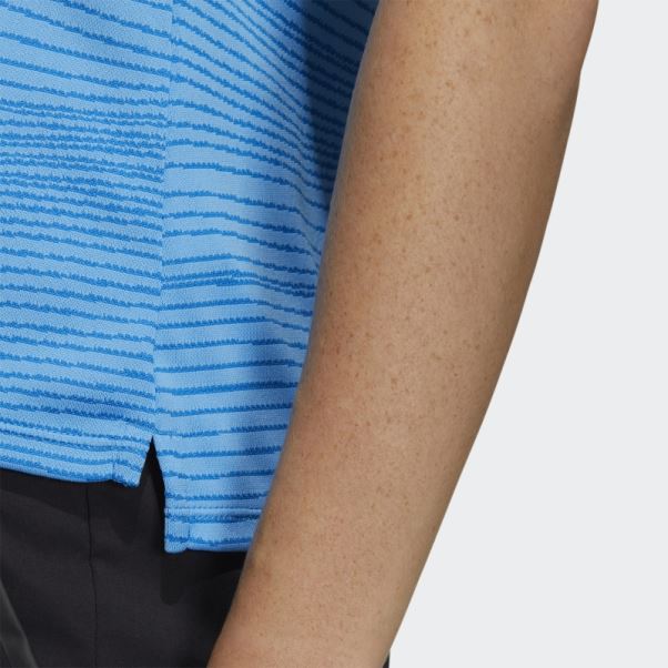 Chemise Adidas Made To Be Remade Col Côtelé Bleu