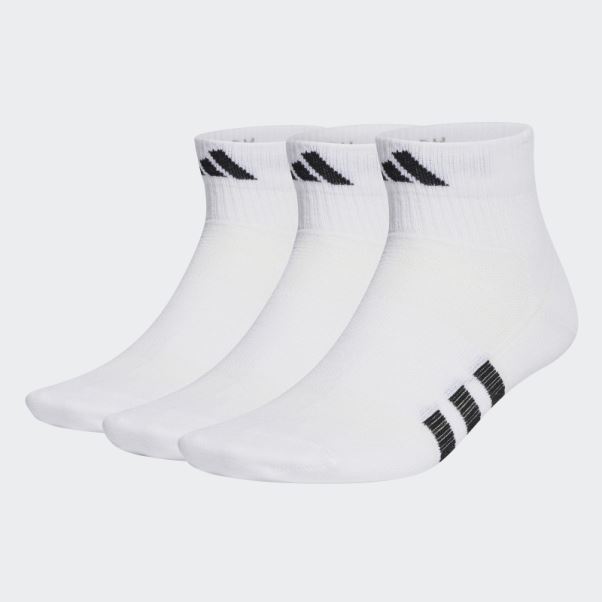 Chaussettes Mi-hautes Performance Light 3 Paires Adidas Blanc