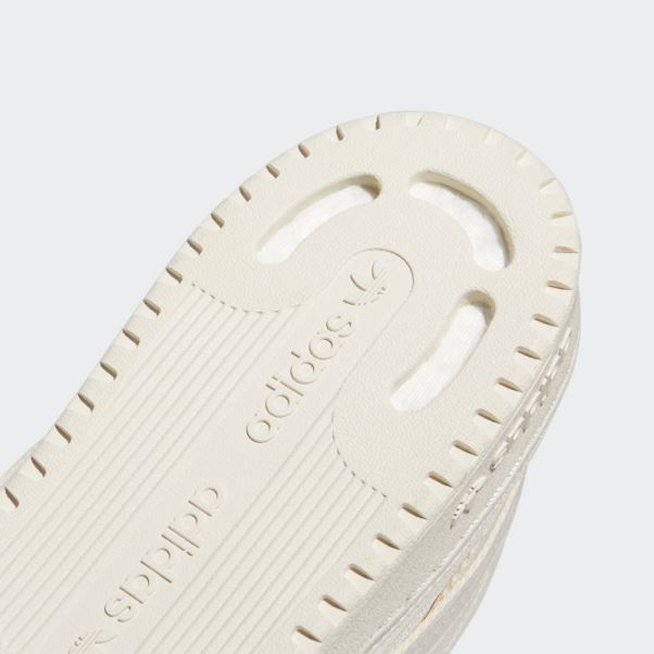 Forum Mid Parley Chaussures Adidas Blanc