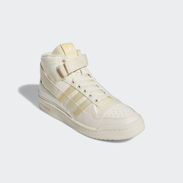 Forum Mid Parley Chaussures Adidas Blanc