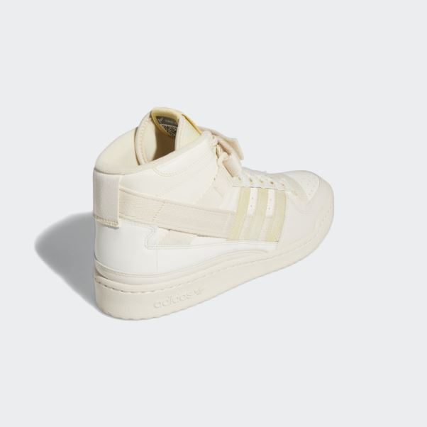 Forum Mid Parley Chaussures Adidas Blanc