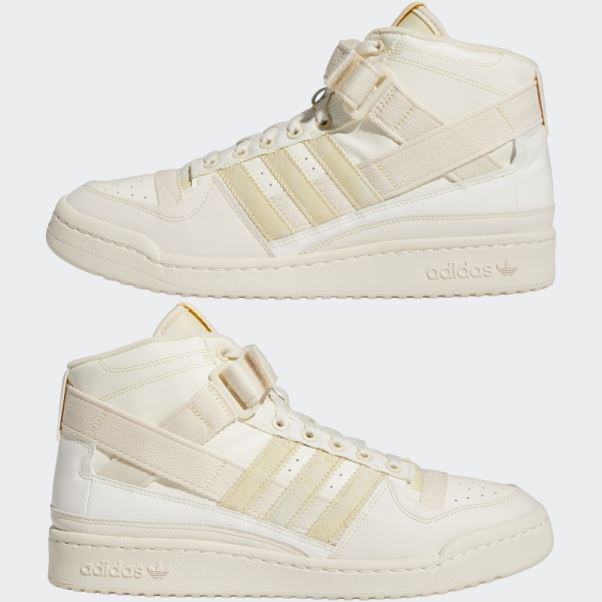 Forum Mid Parley Chaussures Adidas Blanc