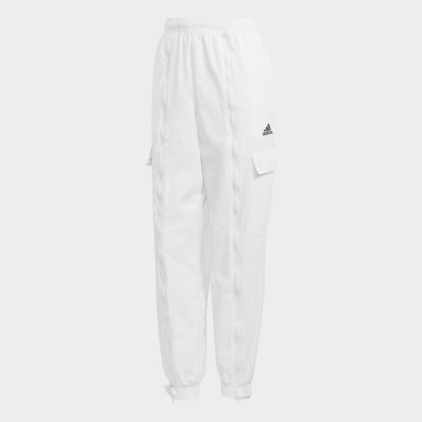 Pantalon Cargo Polyvalent Tissé Adidas Dance Blanc