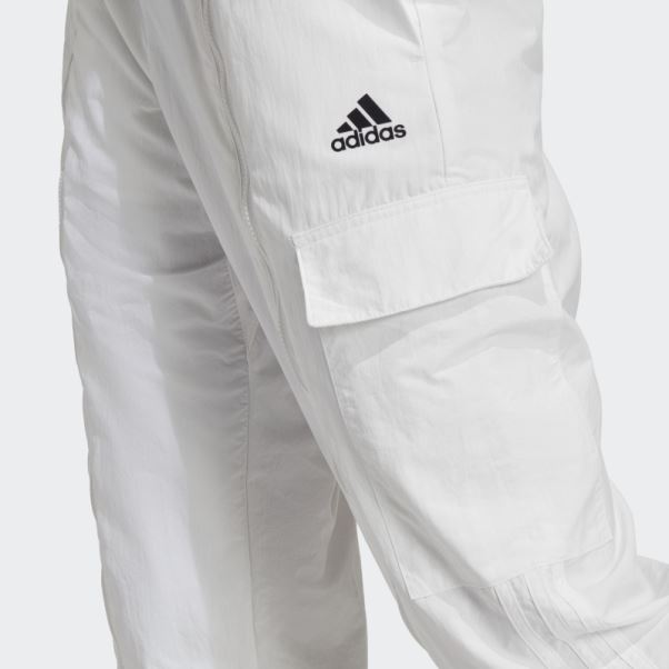 Pantalon Cargo Polyvalent Tissé Adidas Dance Blanc