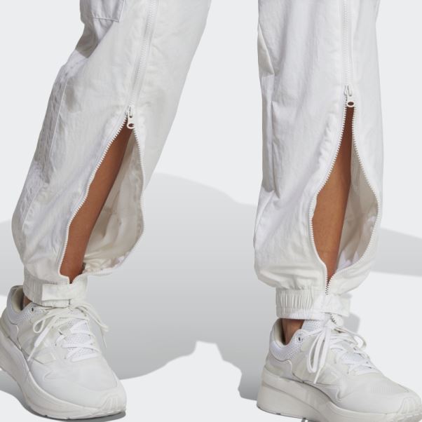 Pantalon Cargo Polyvalent Tissé Adidas Dance Blanc
