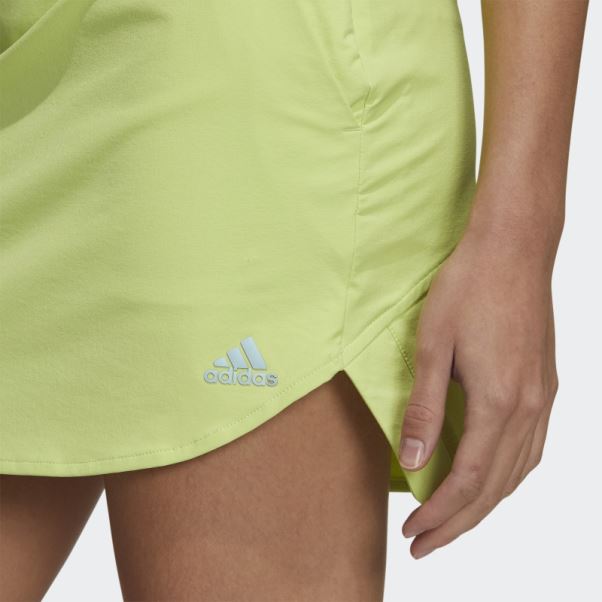 Jupe Fendue à 3 Bandes Citron Vert Adidas