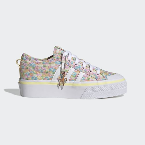 Adidas Disney Nizza Plate-forme Chaussures Rose