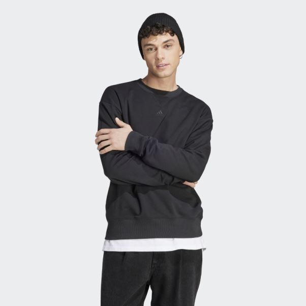 Sweat Adidas All Szn French Terry Noir