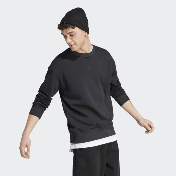 Sweat Adidas All Szn French Terry Noir