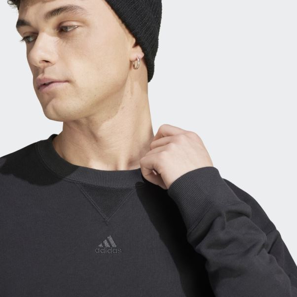 Sweat Adidas All Szn French Terry Noir