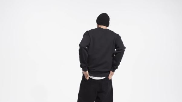 Tout Szn French Terry Sweat Noir Adidas