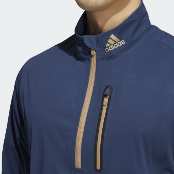 Veste 1/2-zip Rain.rdy Adidas Bleu Marine