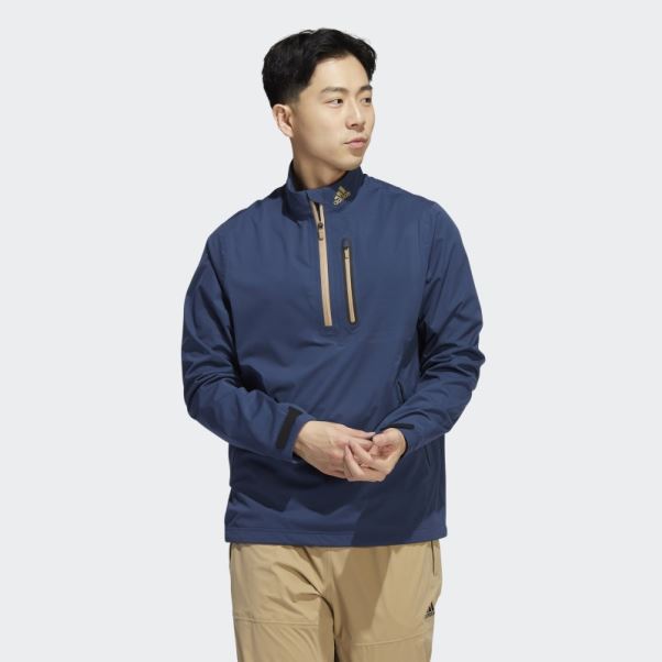 Veste 1/2-zip Rain.rdy Bleu Marine Adidas
