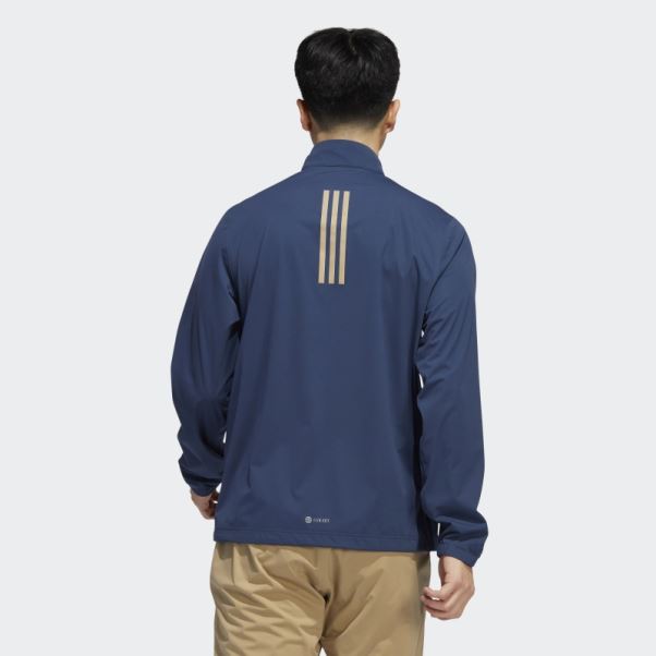 Veste 1/2-zip Rain.rdy Bleu Marine Adidas
