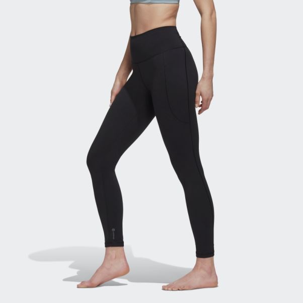 Legging Adidas Yoga Studio 7/8 Noir